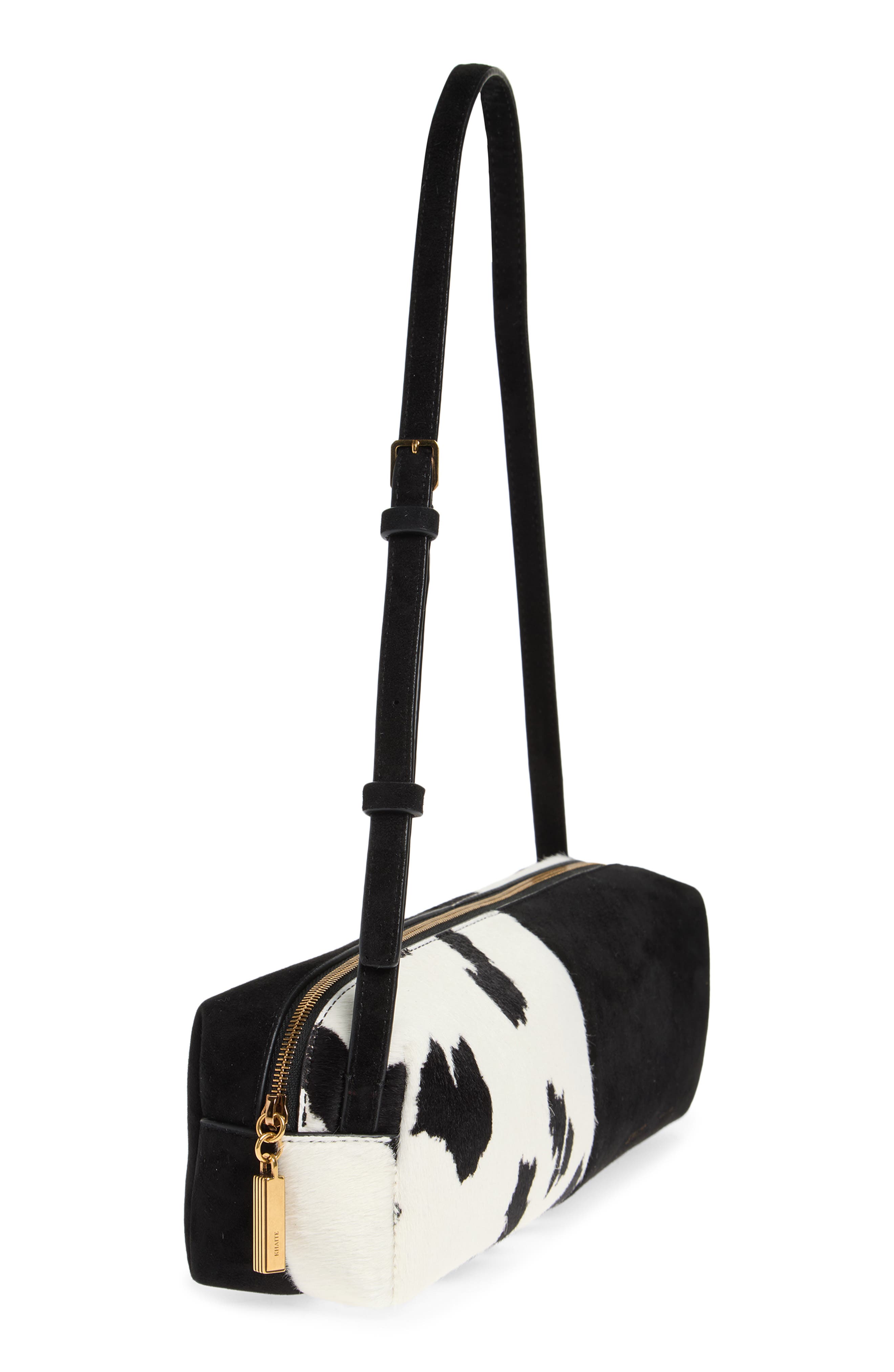 Kye Calf Hair and Suede Shoulder Bag, Alternate, color, NATURAL
