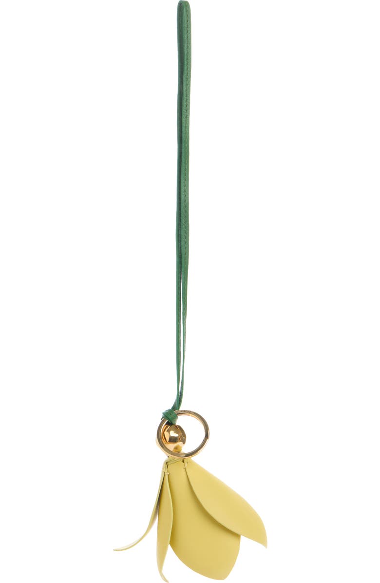 Chloé Symbols Tulip Bag Charm, Alternate, color, Radiant Yellow