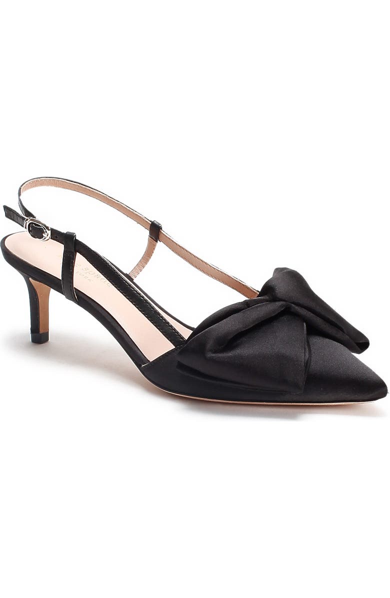 Kate Spade New York marseille bow pointed toe slingback pump, Main, color,