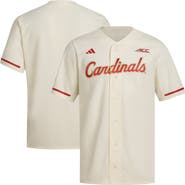 adidas Men's adidas  Cream Louisville Cardinals Replica Baseball Jersey
