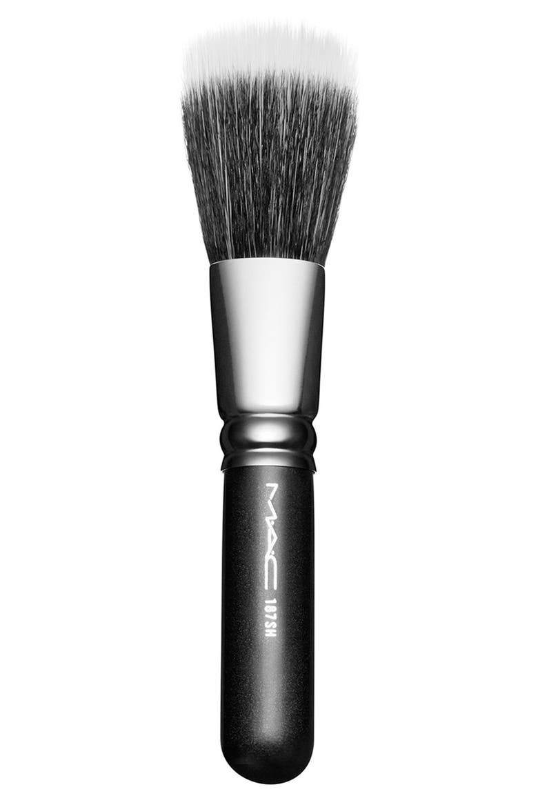M·A·C 187 Duo Fibre Face Brush, Main, color, NO COLOR