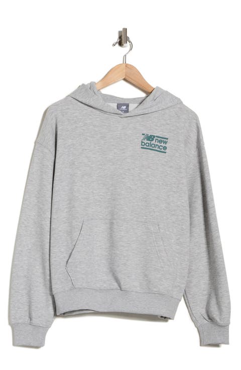 Sport Oversize French Terry Graphic Hoodie