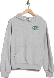 New Balance Sport Oversize French Terry Graphic Hoodie
