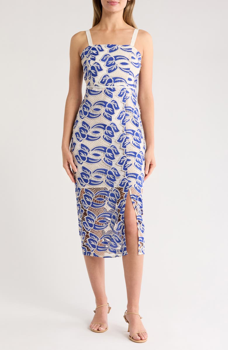 Sam Edelman Artisinal Lace Midi Dress, Main, color,