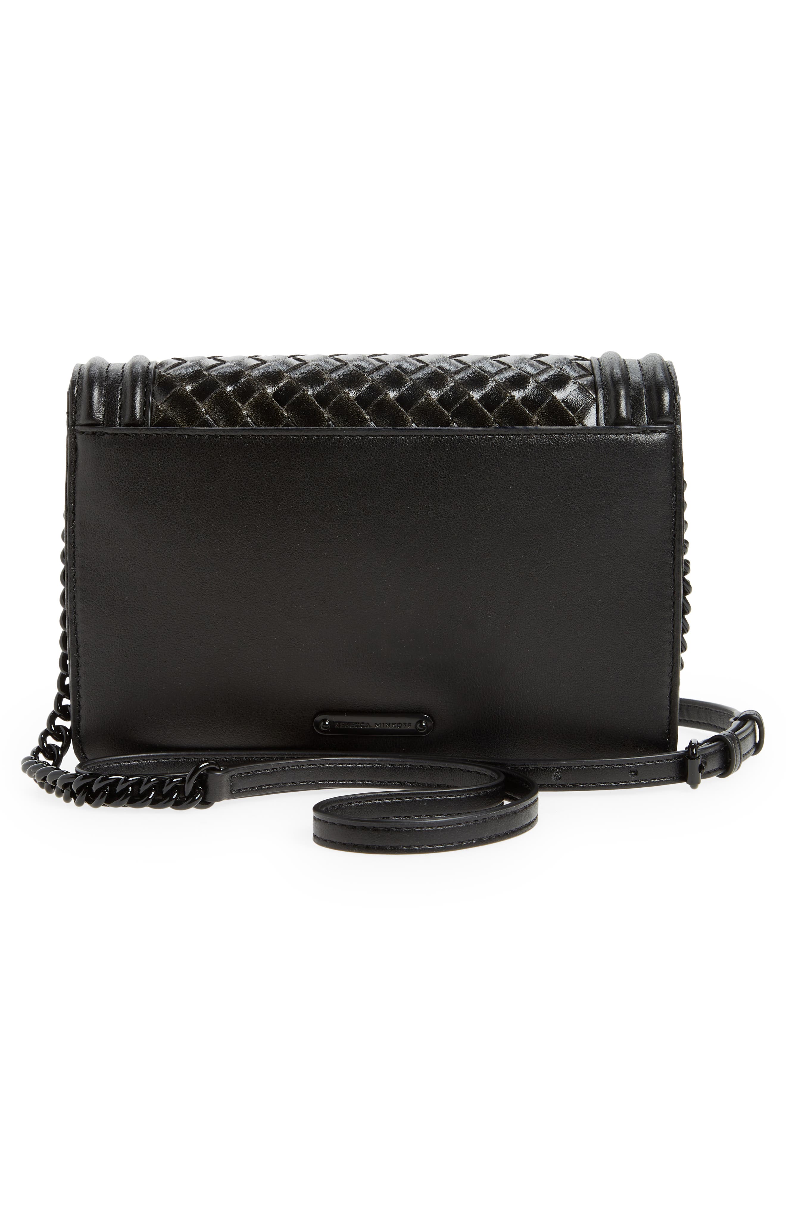 Rebecca Minkoff Love Chevron Quilted Leather Crossbody Bag, Alternate, color, 