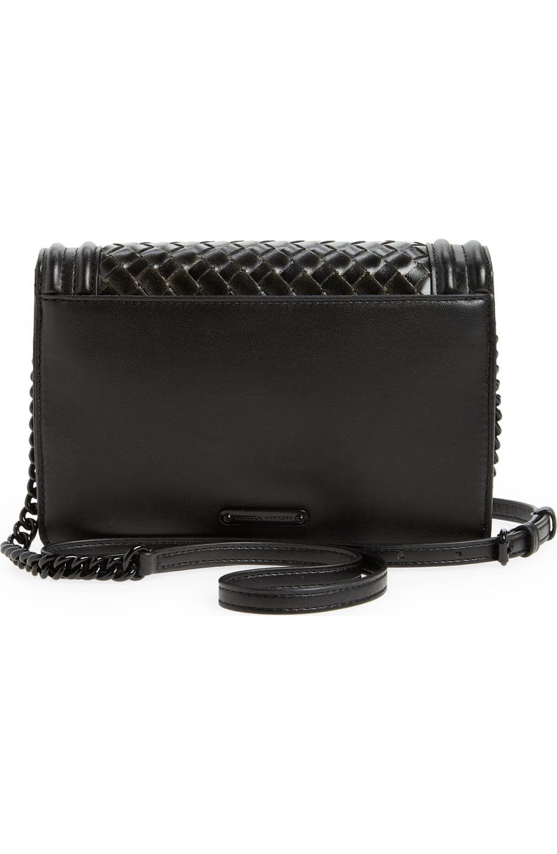 Rebecca Minkoff Love Chevron Quilted Leather Crossbody Bag, Alternate, color,