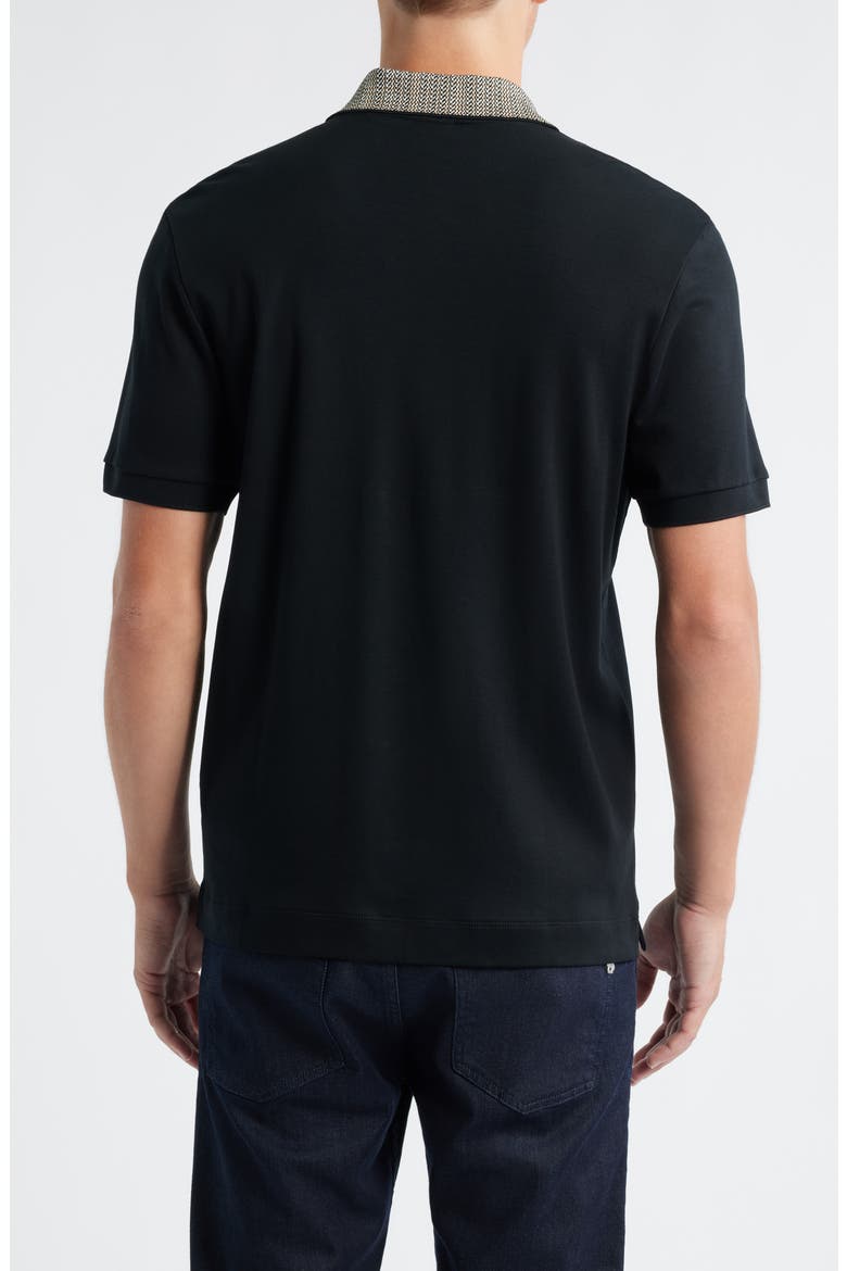 H-Parlay Polo, Alternate, color, BLACK