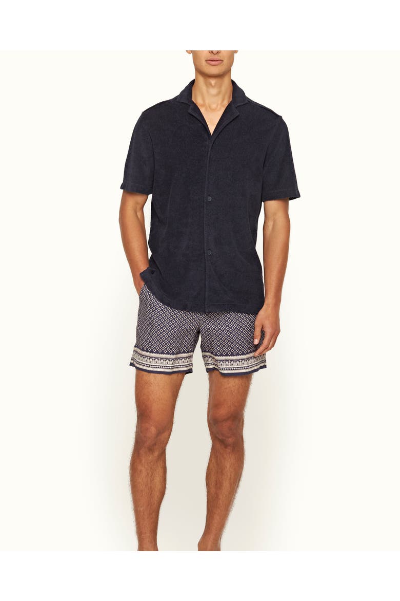 Bulldog Short Tailored-Fit Shorts, Main, color, NIGHT IRIS
