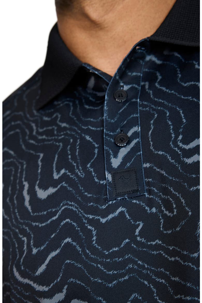 Ridge Performance Polo, Alternate, color, RAVE RUNNER - BLACK