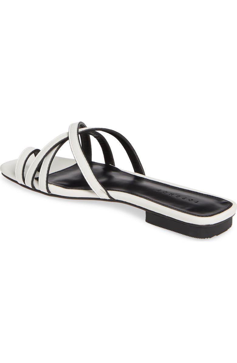 Topshop Hippie Square Slide Sandal, Alternate, color,