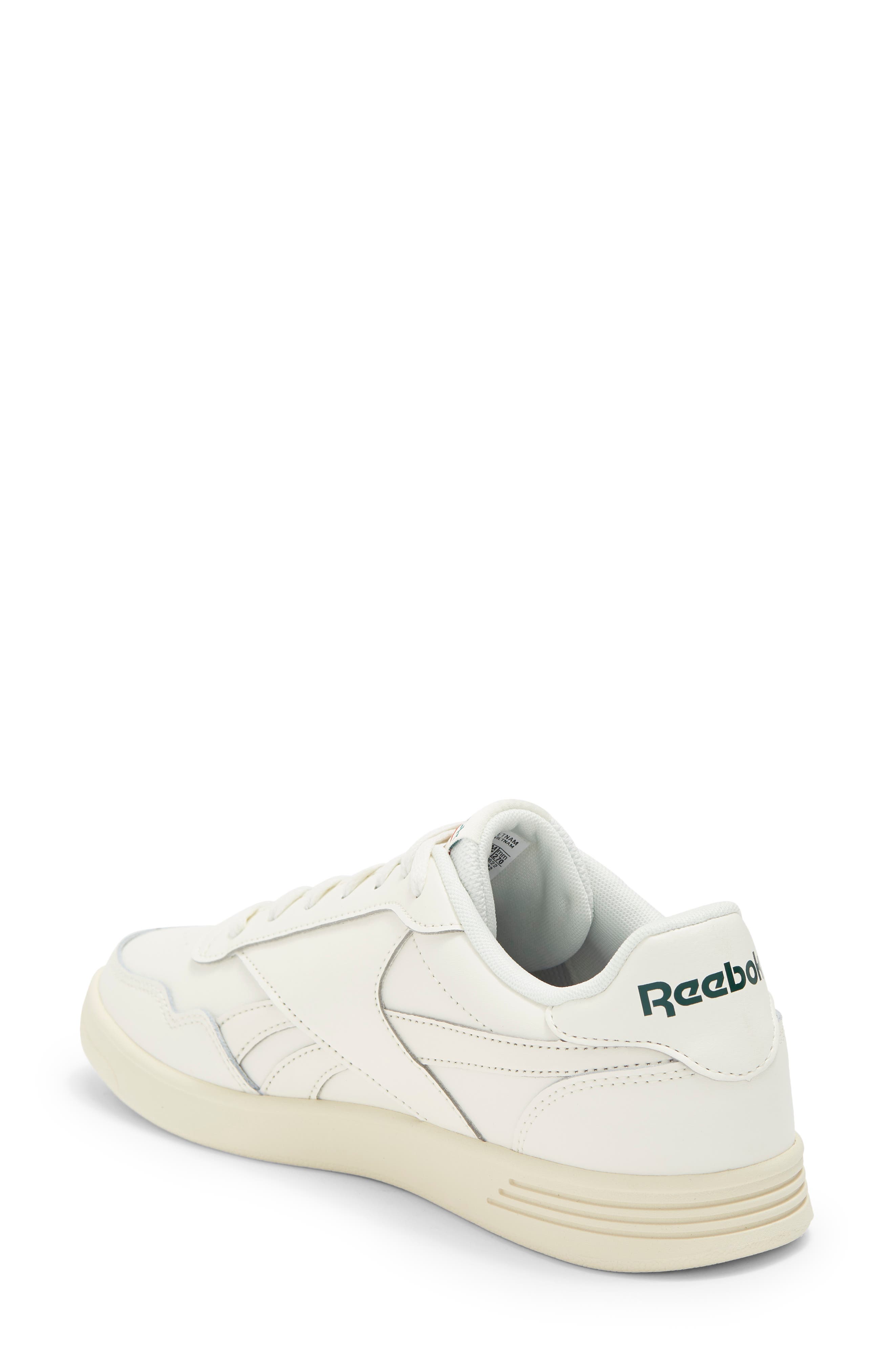 Reebok Court Advance Sneaker, Alternate, color, Chalk/Drkgrn/Flasrd