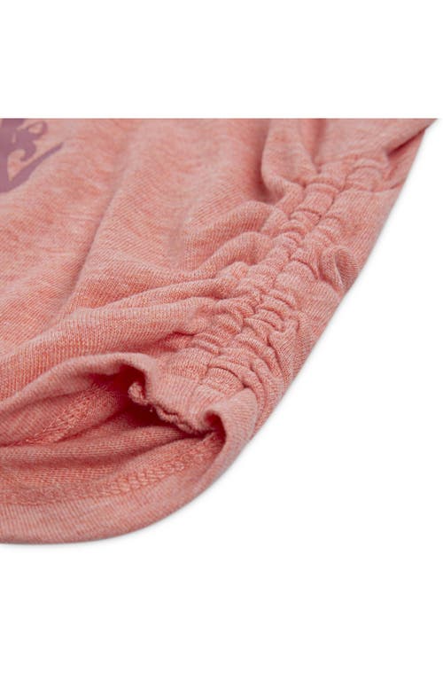 Abercrombie Kids Kids' Ruched Cotton Blend Graphic T-shirt In Pink