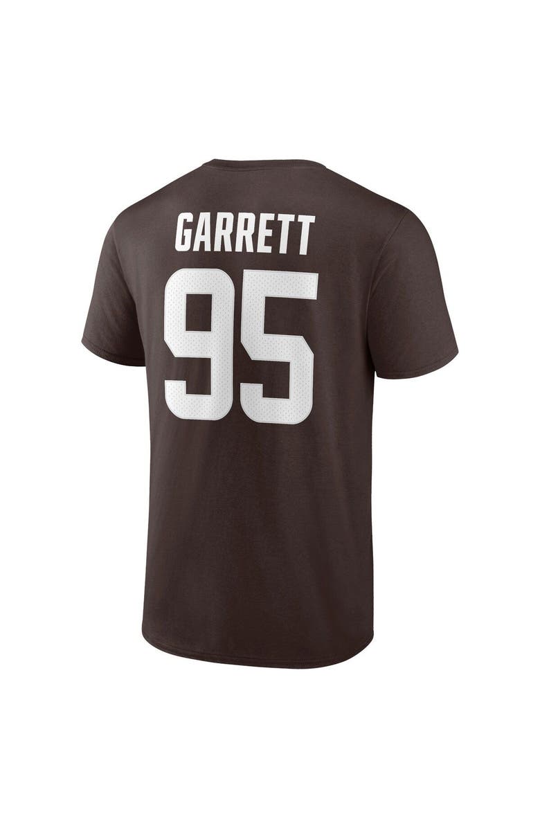 FANATICS Men's Fanatics Branded Myles Garrett Brown Cleveland Browns Player Icon Name & Number T-Shirt, Alternate, color, 