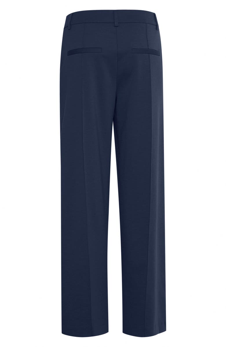 ICHI Wide Leg Pants, Alternate, color, Total Eclipse