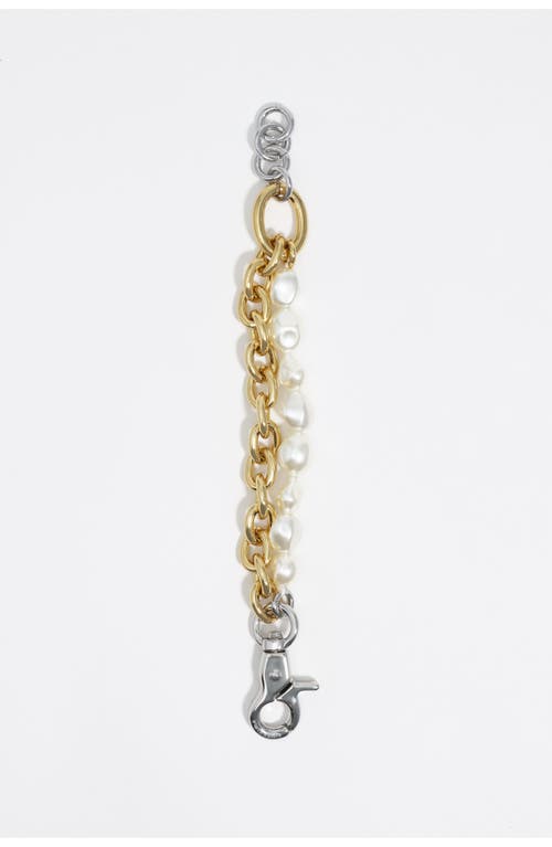 Bimba Y Lola Two-tone Double-layer Chain Bracelet In Multi