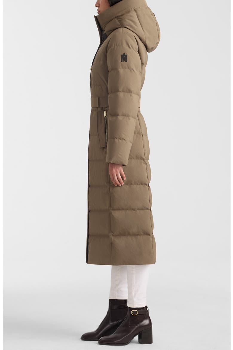 Shyla 800 Fill Power Down Coat with Removable Quilted Bib, Alternate, color, TRUFFLE BROWN