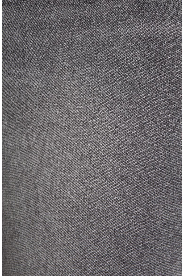 Jamie Moto Jagged Hem Jeans, Alternate, color, GREY