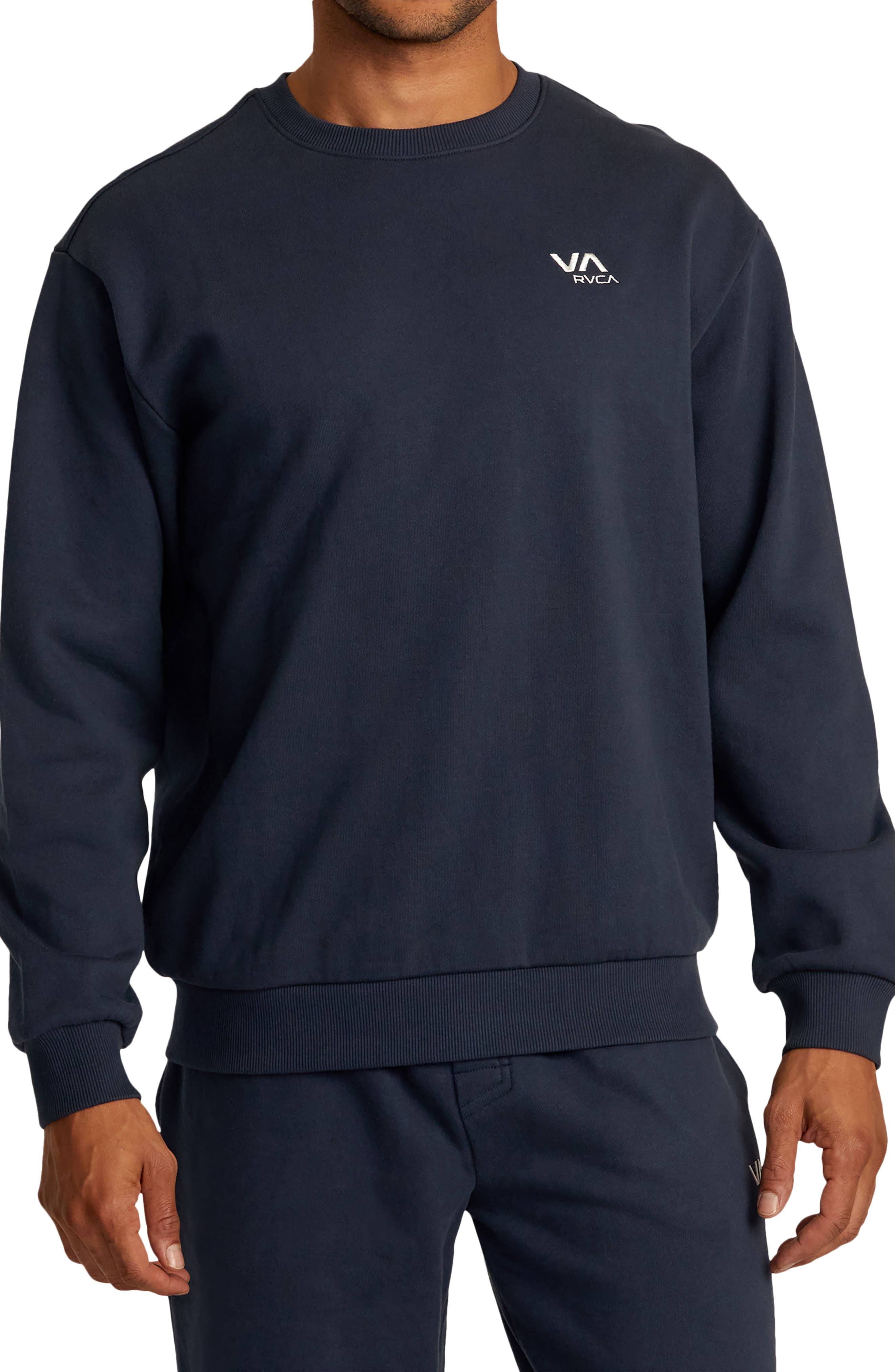 RVCA Essential Logo Embroidered Sweatshirt