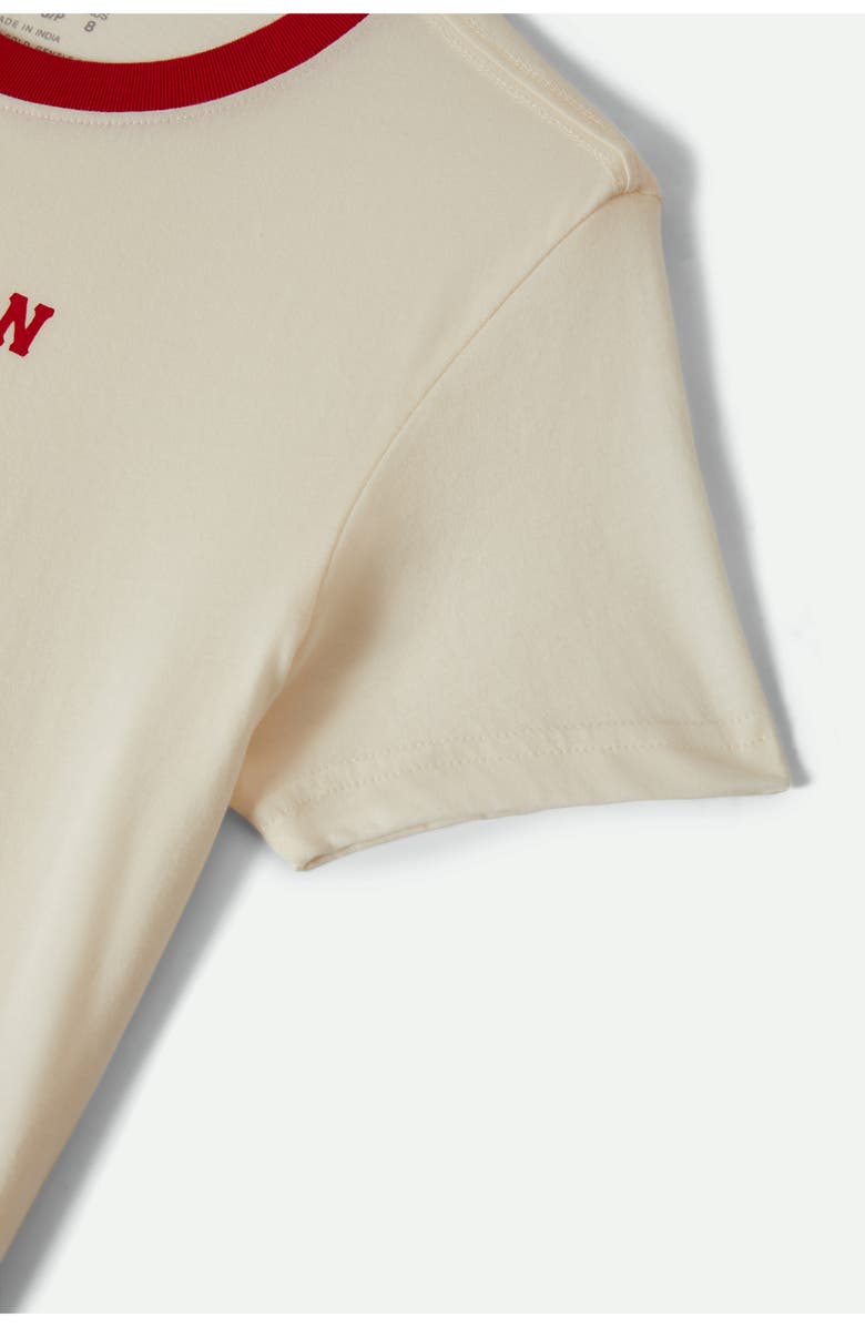 Brixton Pegasus Grahpic Ringer T-Shirt, Alternate, color, Vintage White