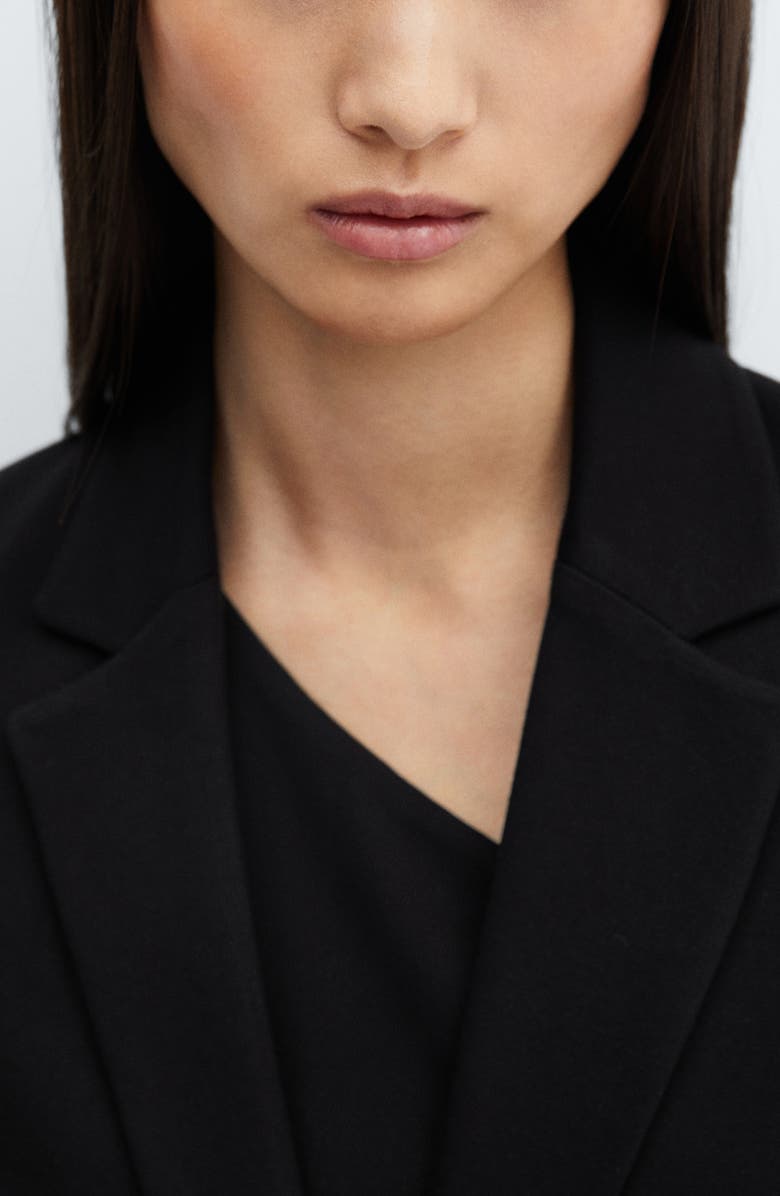 MANGO Fitted Suit Blazer, Alternate, color,