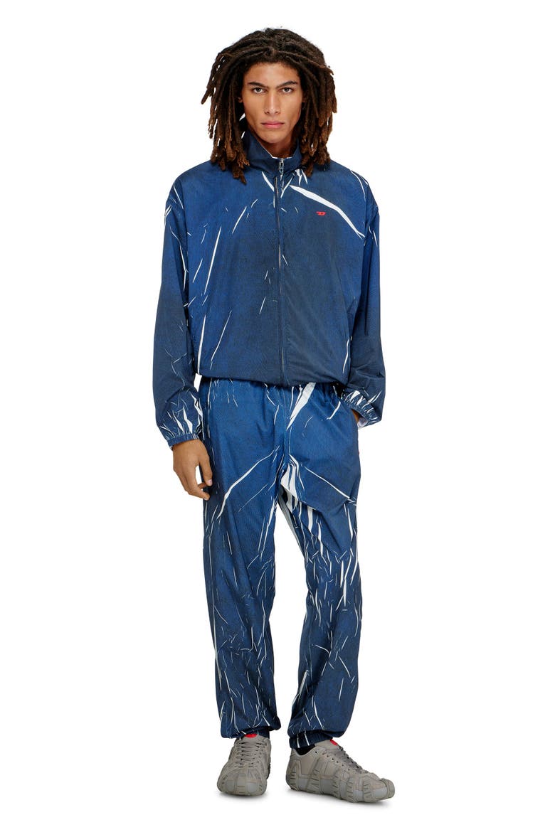P-Arelion-CJBC Trompe l'Oeil Botched Denim Joggers, Alternate, color, INDIGO/ BLUE