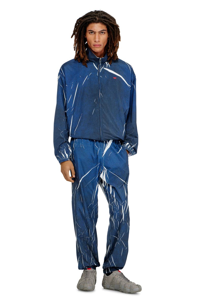 DIESEL<sup>®</sup> P-Arelion-CJBC Trompe l'Oeil Botched Denim Joggers, Alternate, color, 