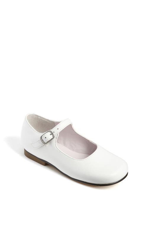 Nina 'Bonnett' Mary Jane in White Leather  product