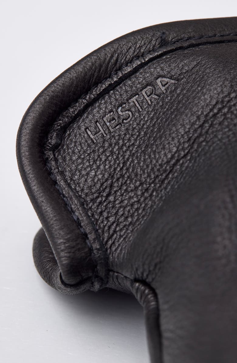 Hestra Andrew Leather Gloves, Alternate, color, Black