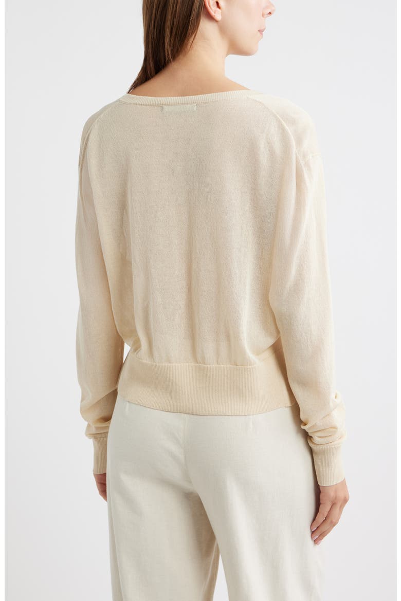 Granadella V-Neck Sweater, Alternate, color, ECRU
