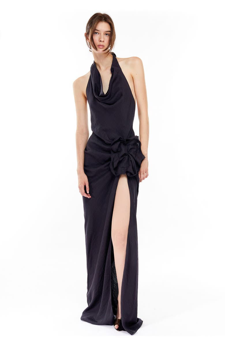 Mother of All Patsy Maxi Dress, Main, color, Black