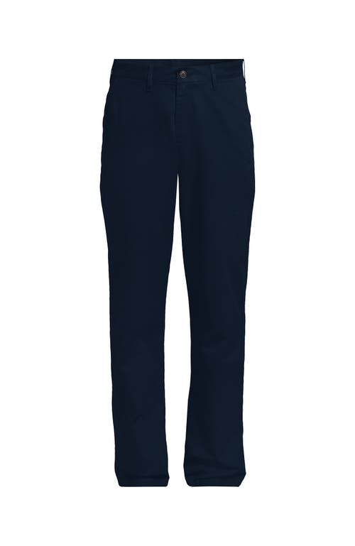 Lands' End Travel Kit Comfort Waist Athletic Fit Chino Pant In Blue