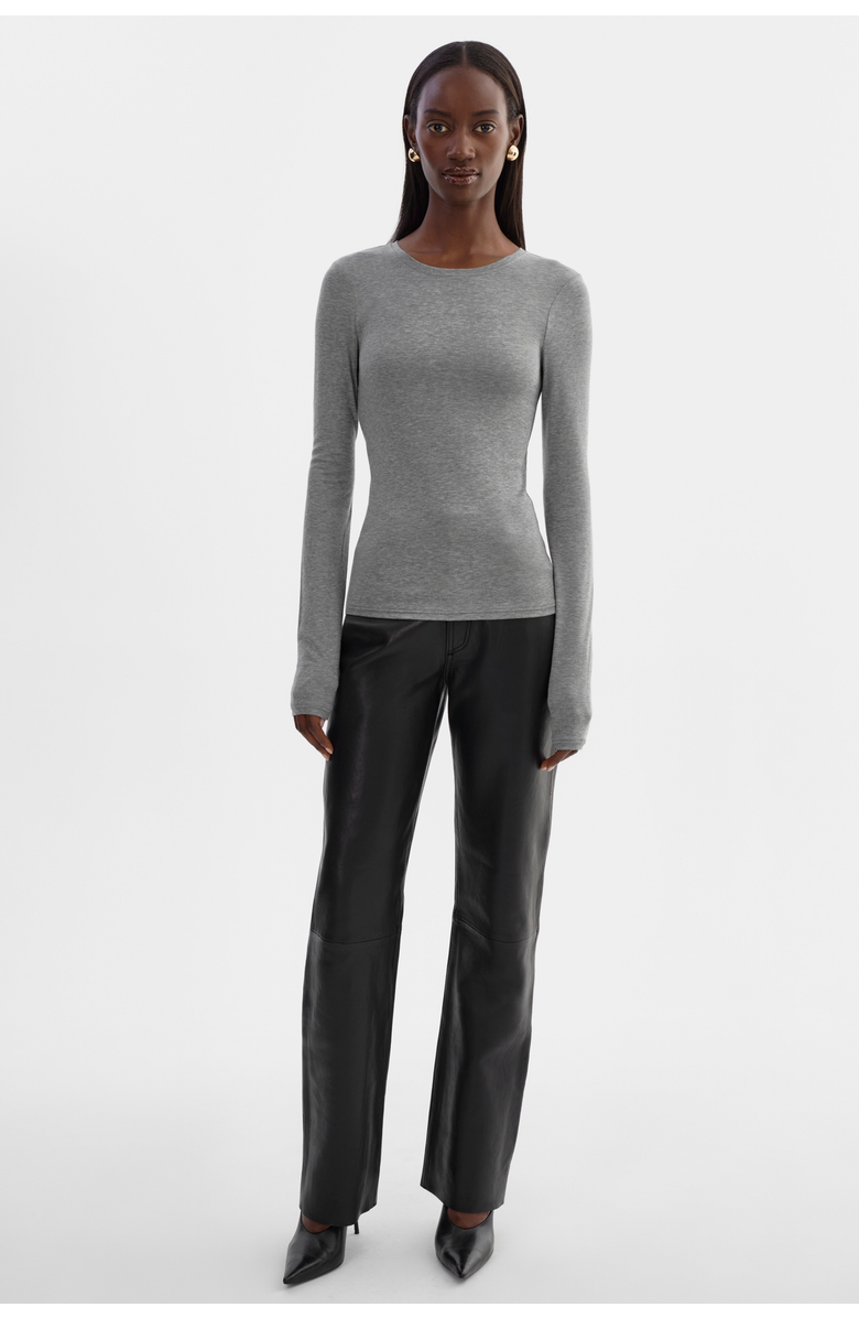 LAMARQUE Medora | Long Sleeve Top, Main, color, Heather Grey