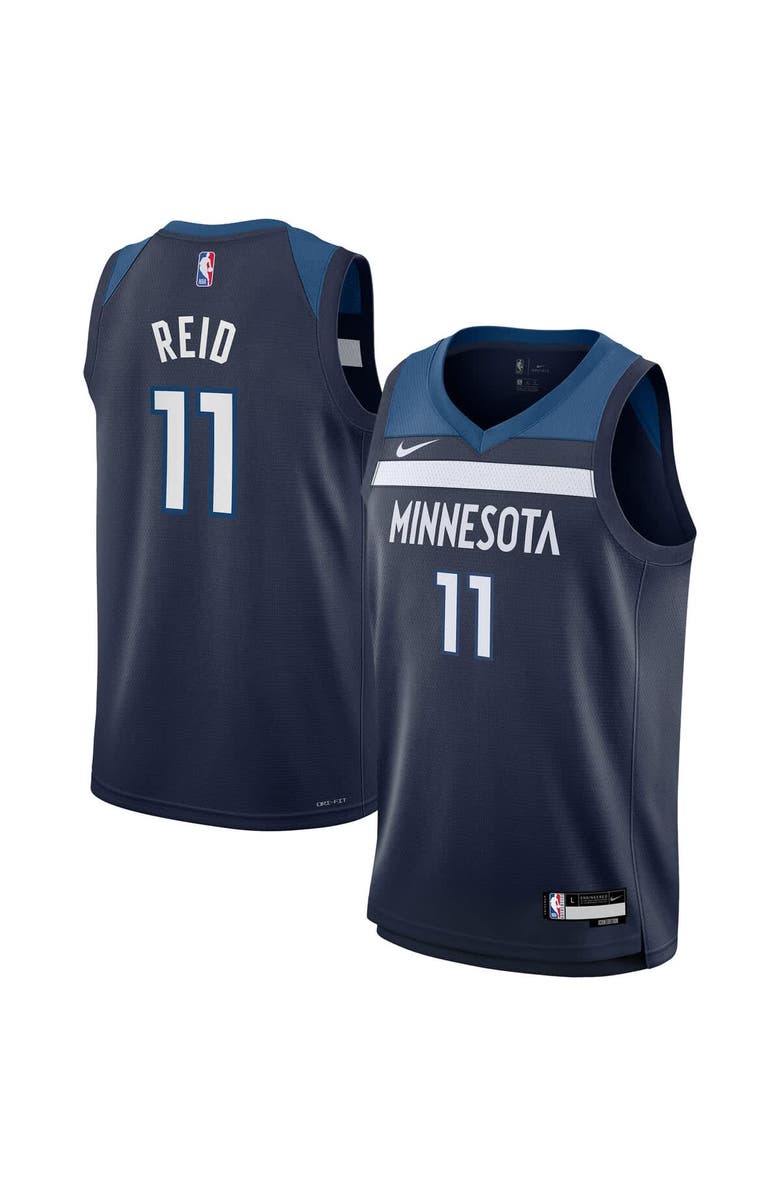 Nike Youth Nike Naz Reid Navy Minnesota Timberwolves Swingman Jersey - Icon Edition, Alternate, color, Navy