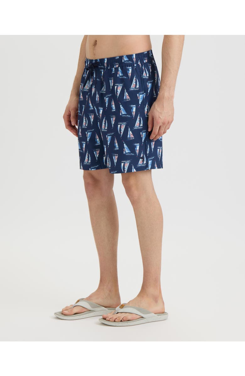 Salt Life Sandbar Sunday Allover Printed Shorts, Alternate, color, New Navy