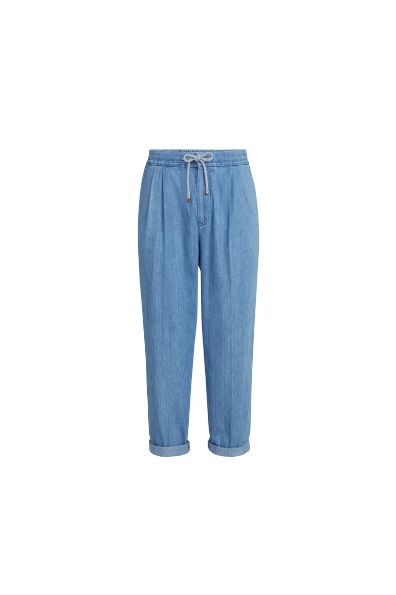Lightweight denim trousers, Alternate, color, Light Denim