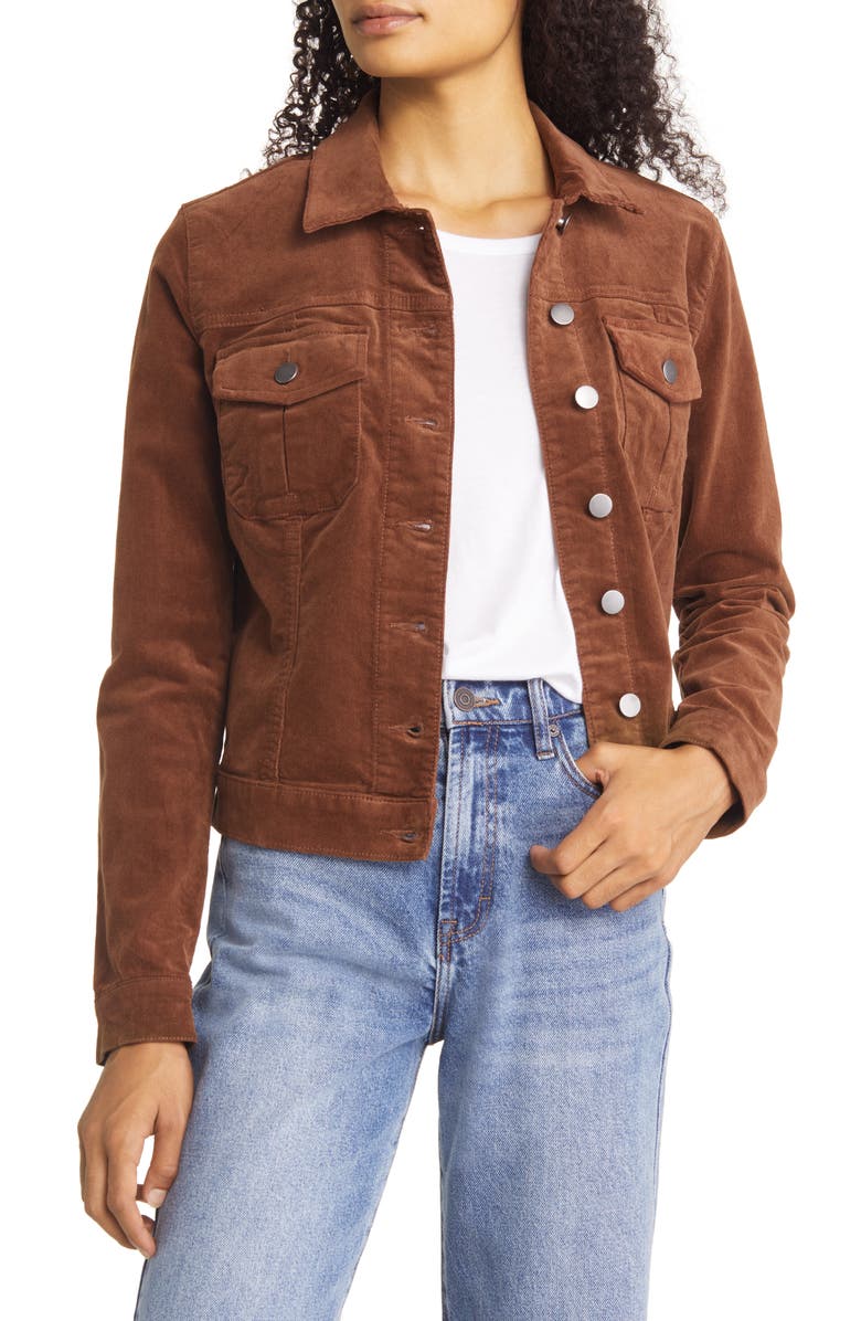 KUT from the Kloth Amelia Corduroy Trucker Jacket, Main, color,