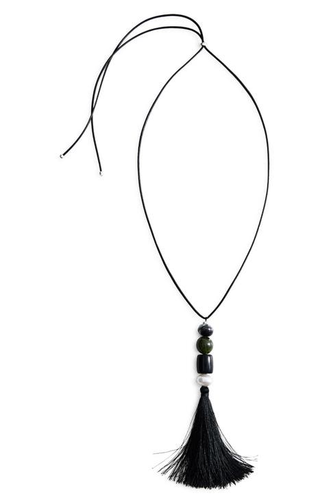 Fringe Bead Necklace