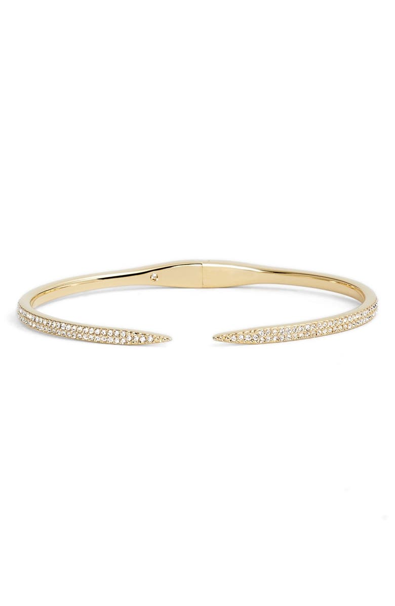 Nadri 'Tattoo' Pavé Hinge Bangle, Main, color,