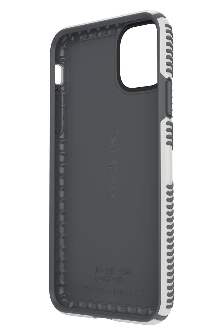 Presidio Grip iPhone 11/11 Pro/11 Pro Max Case, Alternate, color, MARBLE GREY/ ANTHRACITE GREY