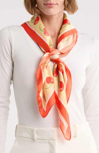 Sardine Print Square Scarf