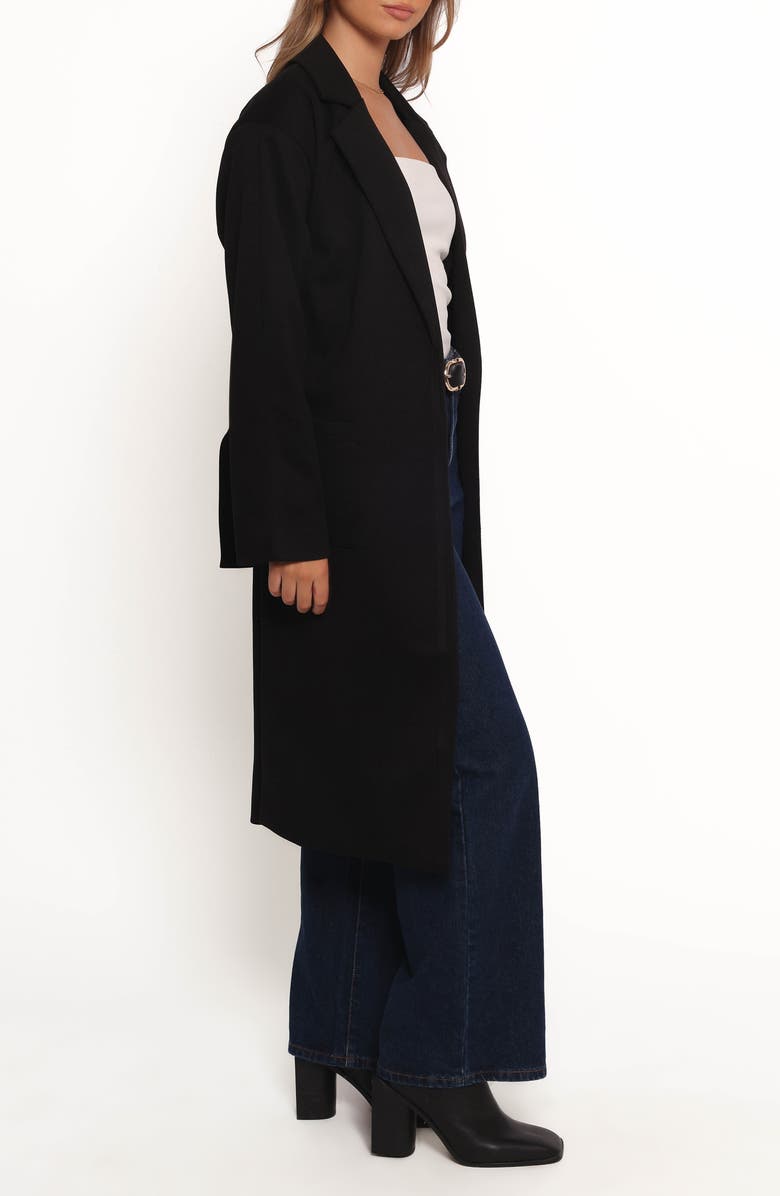 Petal & Pup Kloss Long Coat, Alternate, color, Black