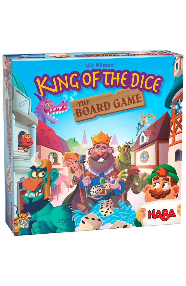 HABA King of the Dice Board Game - A Challenging and Fun Strategy Game for Ages 8 and Up, Main, color, Multi