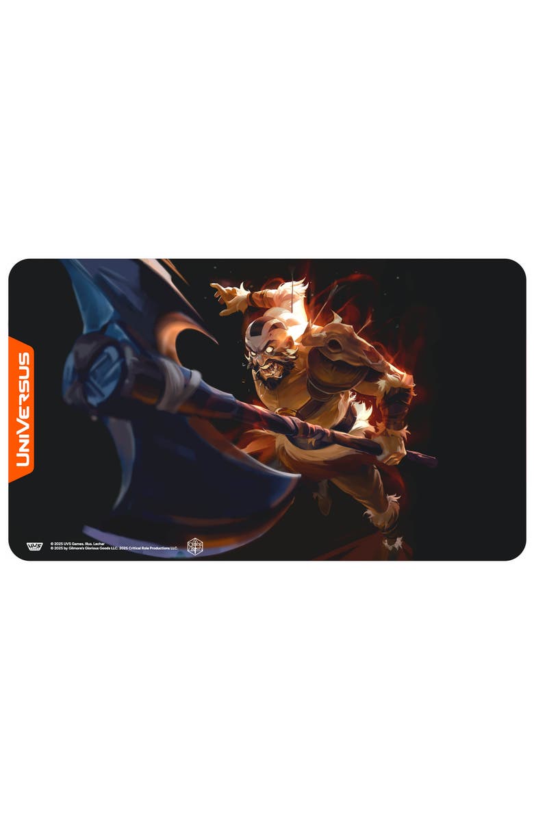 UniVersus Critical Role Heroes Of Exandria Grog Strongjaw Playmat 24 X 14", Main, color, Multicolored