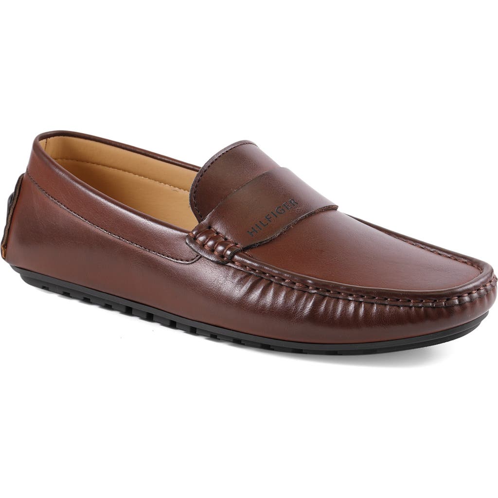 Tommy Hilfiger Ruven Driving Loafer In Brown
