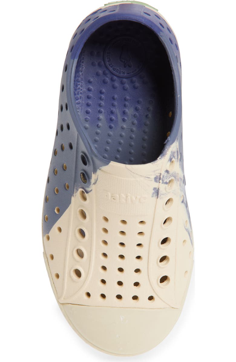 Native Shoes Kids' Jefferson Slip-On Sneaker, Alternate, color, Ink Blue Marble
