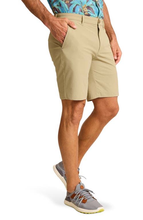 Tommy Bahama Chip Shot Performance Golf Shorts In Stone Khaki