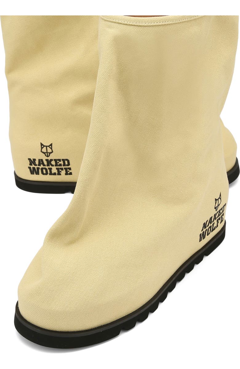 Naked Wolfe The Bag Boot Military Canvas, Alternate, color, Milatry