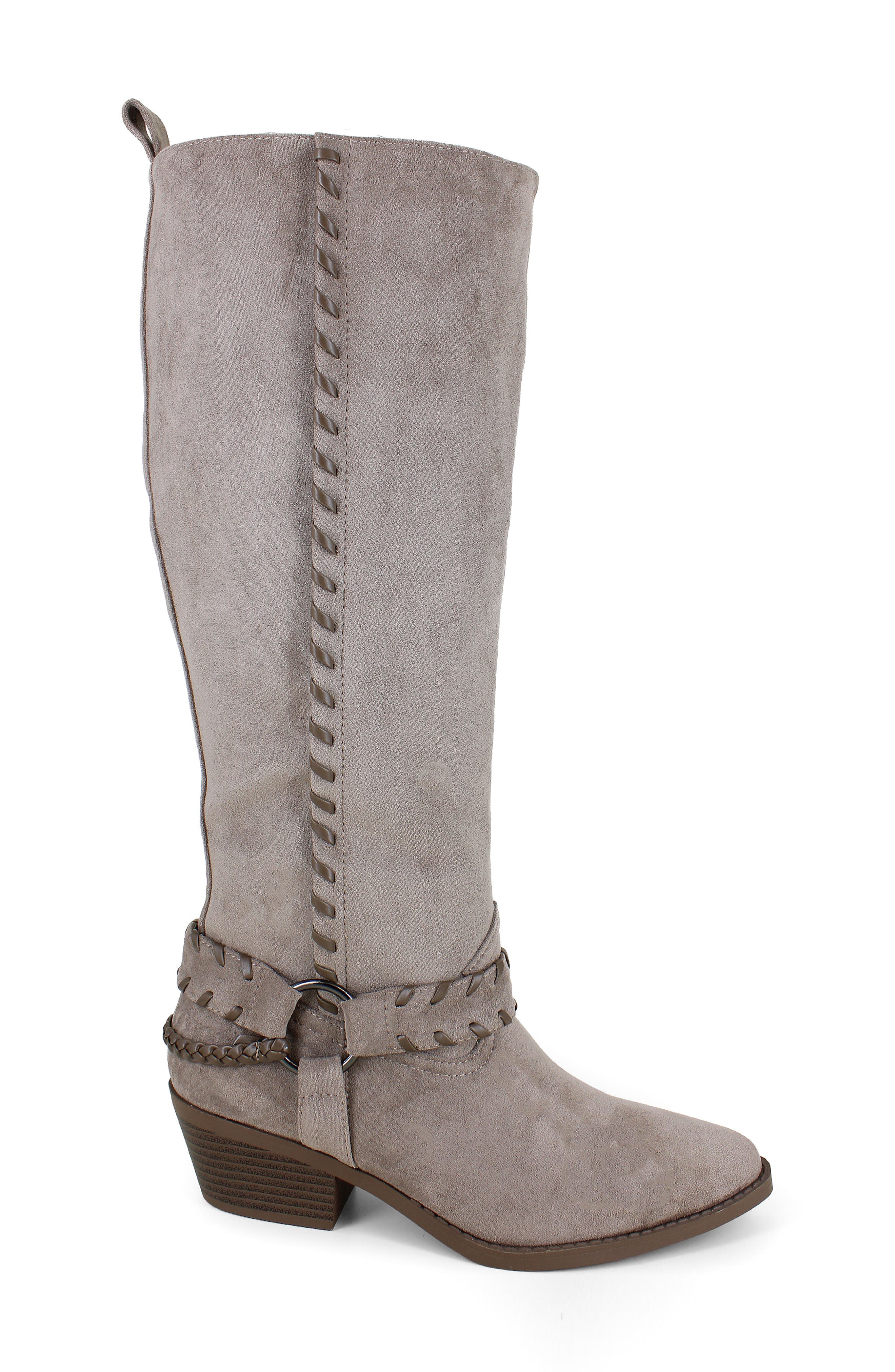 Nalani Whipstitch Tall Boot, Alternate, color, TAUPE