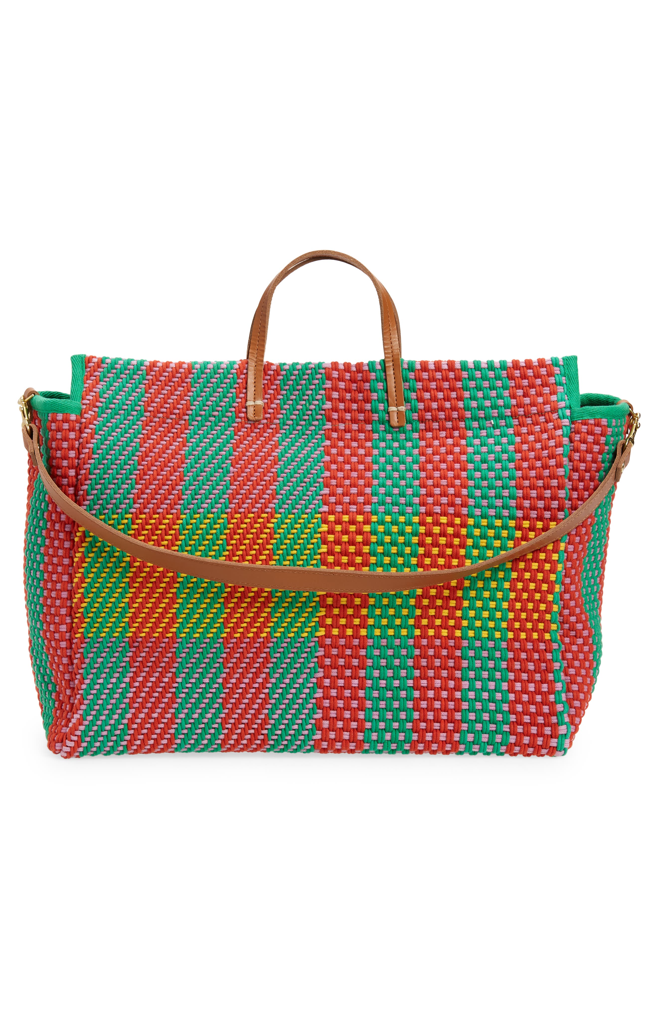 Clare V. Summer Simple Woven Tote, Alternate, color, 