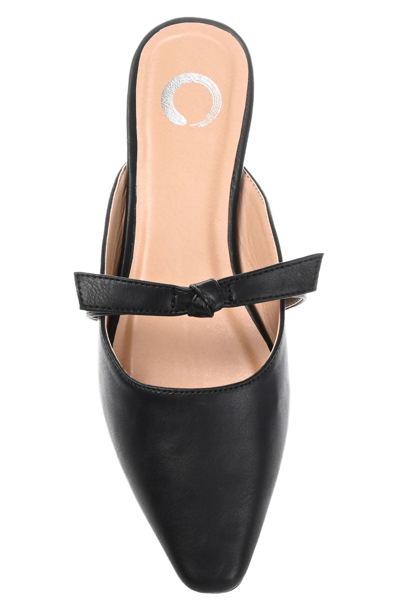 Journee Collection Missie Bow Mule, Alternate, color, Black